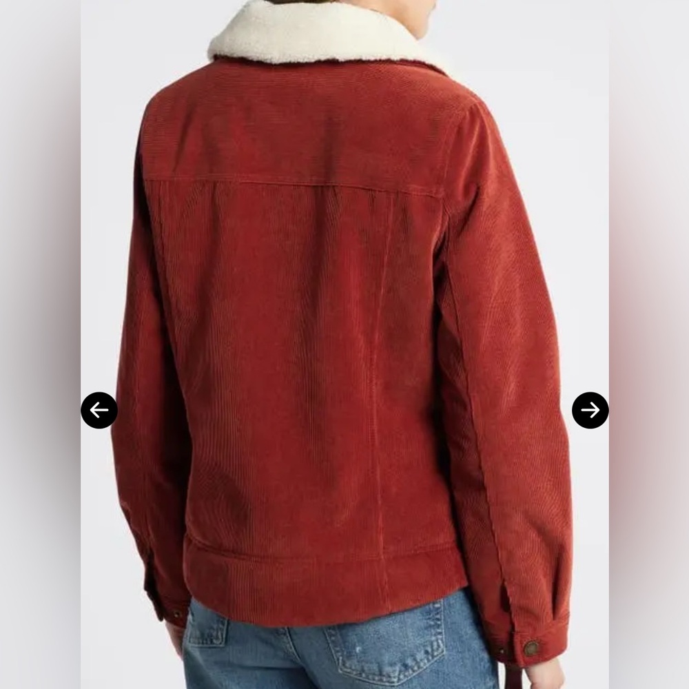Pendleton Wind River Corduroy Trucker Jacket with Removable Fleece Collar Medium - Picture 5 of 13